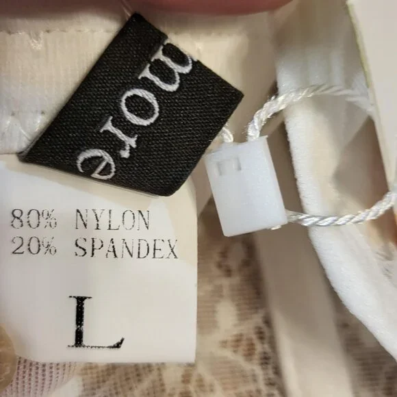 Dealmore Corset Top w/Spaghetti Straps Size Large White NEW - Picture 6 of 7